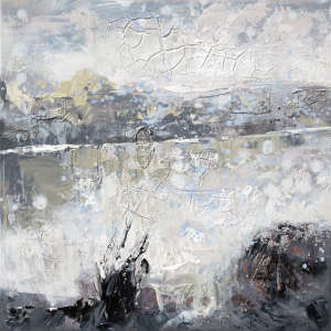 Frank Henning - Malerei | Kunst in Köln-Bonn | Gemälde: Sieglandschaft im Sommer 2